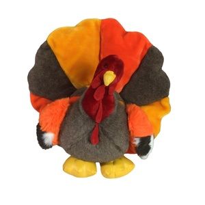 Crisha Playful Plush 18" Stuffed Turkey